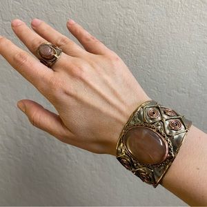 Cuff and ring set